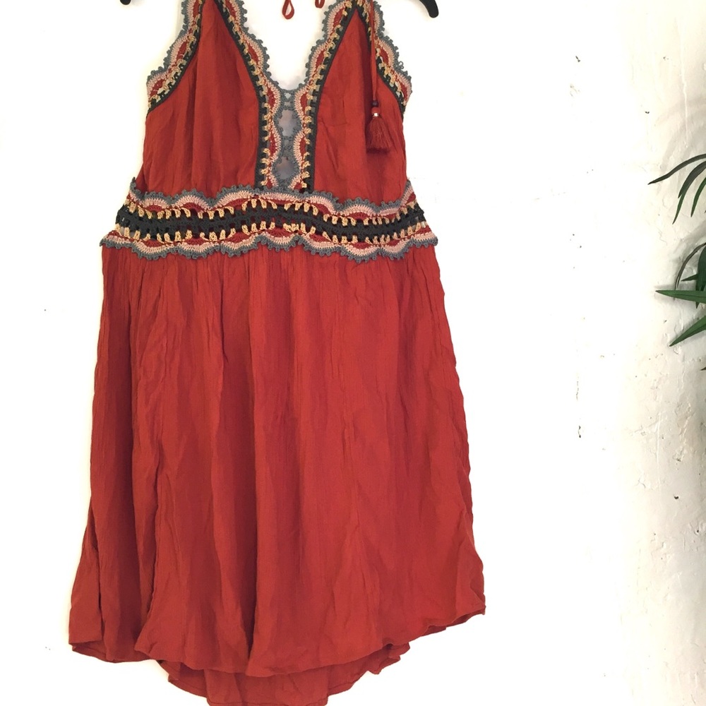 American eagle orange dress